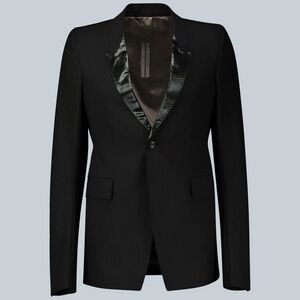 Rick Owens Extreme Soft Black 60cm Jacket